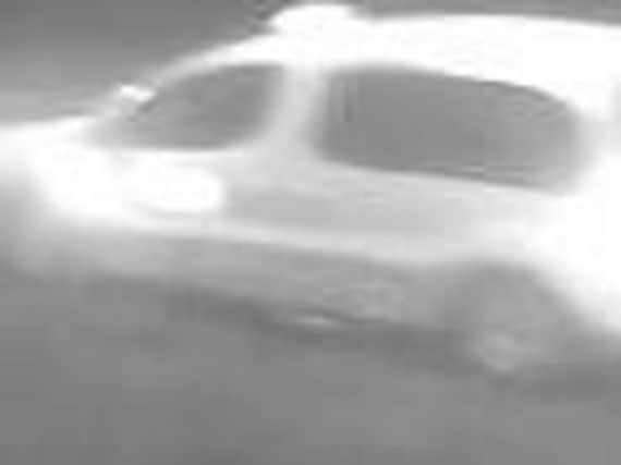 Police released this image of the taxi from CCTV.