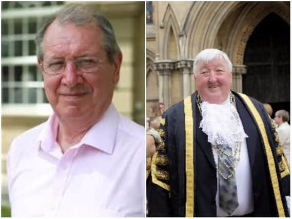 David Carr, left, has been replaced by former York Lord Mayor Ian Gillies as the leader of York Conservatives