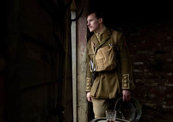 MOVING: Sam Clafin as Captain Stanhope in Journeys End.
