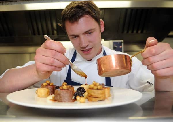 Tommy Banks, Michelin star chef at the Black Swan at Oldstead .