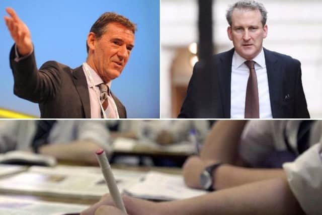 Lord O'Neill, left says northern schools should be a priority for new Education Secretary Damian Hinds