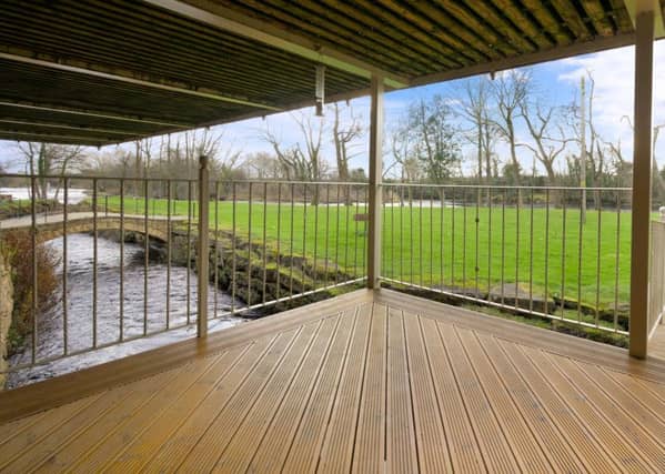 Mill Leat has it's own bridge across the river