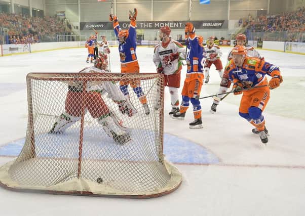 Sheffield Steelers struck for an early 3-1 advantage agaionst Cardiff Devils at Ice Sheffield on Wednesday night. Picture: Dean Woolley.