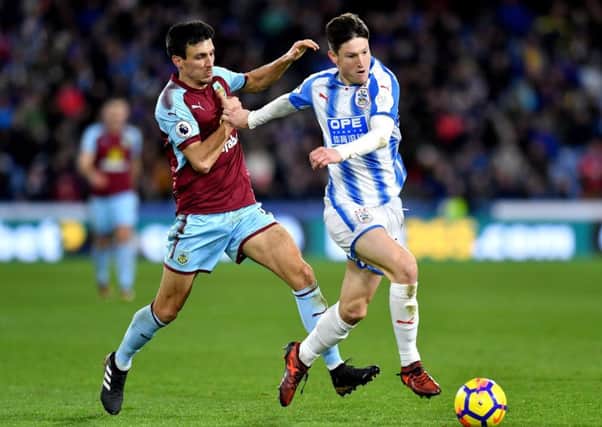 Huddersfield Town's Joe Lolley, right. Picture: Anthony Devlin/P