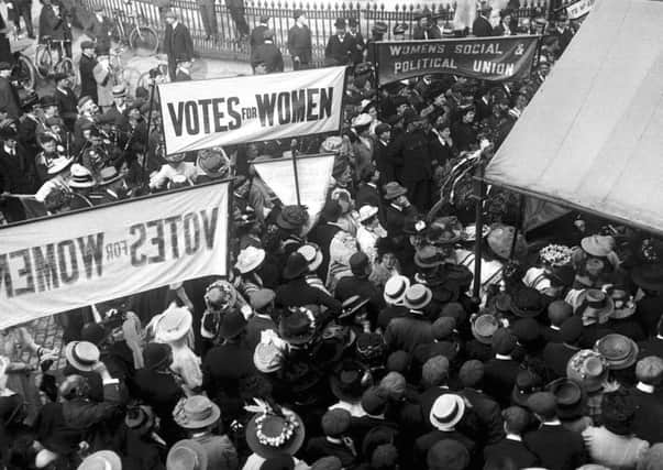 BALLOT BATTLES: The grudging acceptance of votes for women after a hard fought struggle has left us with a legacy of poor representation in Parliament and public life.