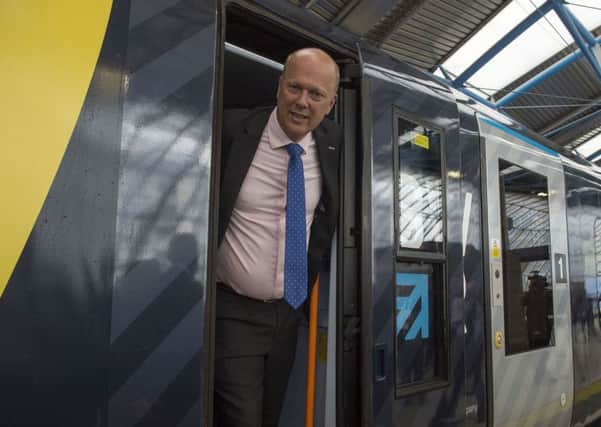 Transport Secretary Chris Grayling stands accused of betraying the North.