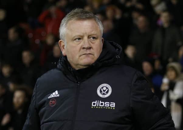 Sheffield United manager Chris Wilder (Picture: Simon Bellis/Sportimage).
