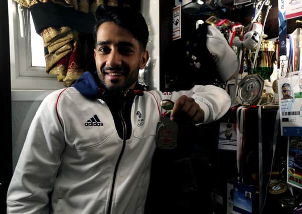 Leeds boxer Qais Ashfaq.