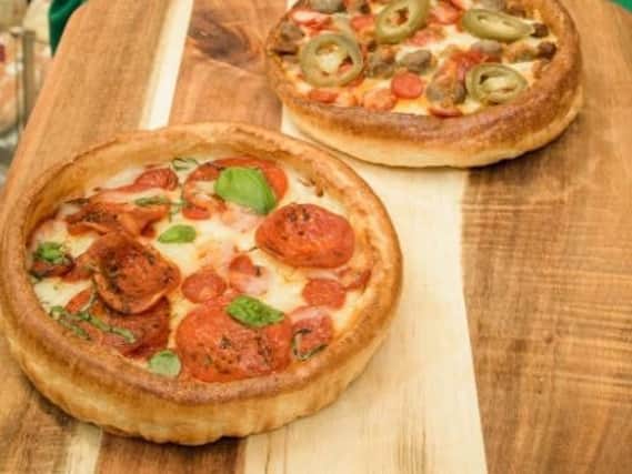 The Yorkshire Pudding pizzas are on sale at Morrisons.