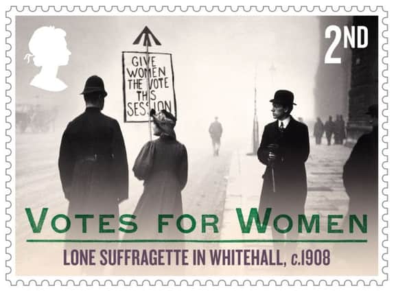 Stamps to celebrate the centenary of the Representation of the People Act.