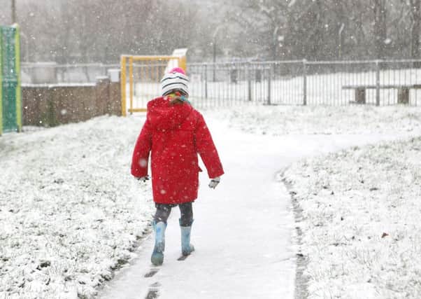 PABest

Five year old Scarlett Cox plays in the snow on her way to school in Tunbridge Wells, Kent after snow fell overnight. PRESS ASSOCIATION Photo. Picture date: Monday February 5, 2018. Photo credit should read: Philip Toscano/PA Wire
