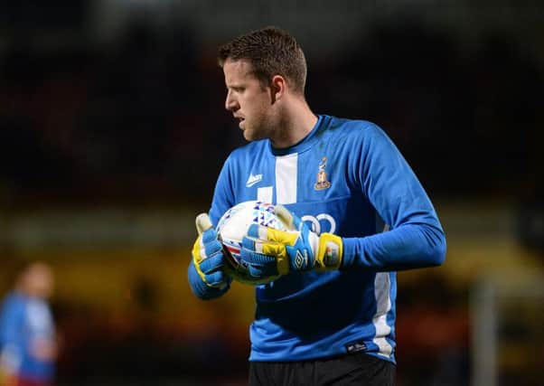 BOUNCING BACK: Returning Bradford City goalkeeper Colin Doyle believes the Bantams can retain their place in the play-off places. Picture: Bruce Rollinson