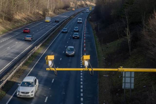 Average speed cameras have been installed on the A64 near Tadcaster. Picture: James Hardisty