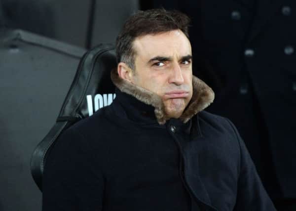 Swansea City manager Carlos Carvalhal before the Emirates FA Cup, fourth round replay match against Notts County. Picture: Simon Galloway/PA