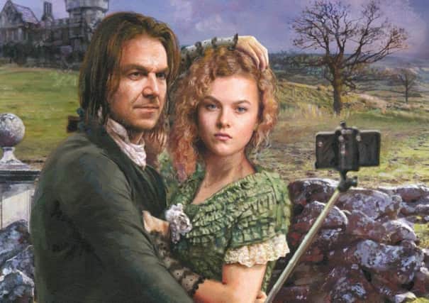 The reworked front cover of Emily Bronte's Wuthering Heights