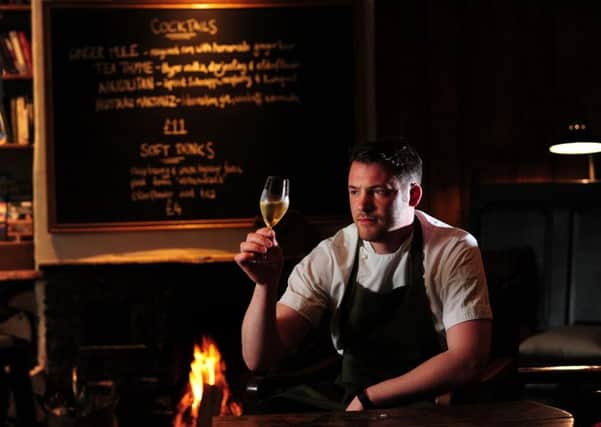 Chef Tommy Banks at The Black Swan at Olstead. Picture by Simon Hulme