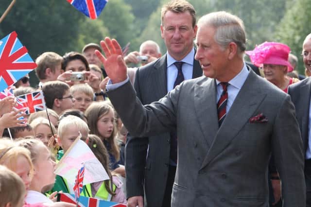 Prince Charles visits Todmorden's Incredible Edible.