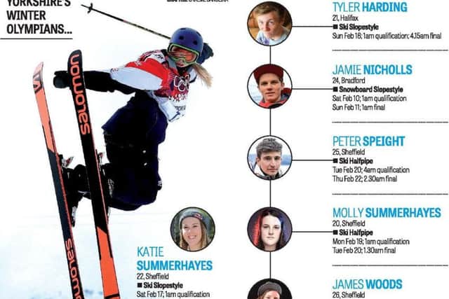 FROZEN ACES: Yorkshire's Six Olympians.