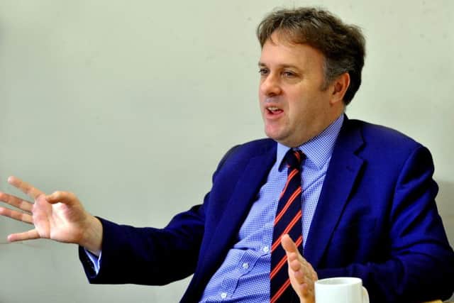 Julian Sturdy, MP for York Outer,  in his York office.