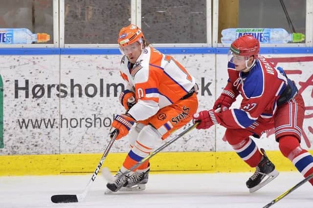 KEY MAN: 

Andreas Jamtin, left, returns for Sheffield Steelers for their trip to Guildford Flames on Sunday night. Picture: Dean Woolley