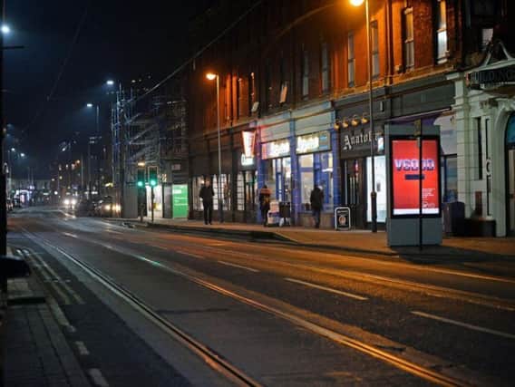 Only a fifth of people said they would recommend visiting West Street and Devonshire Green after 11pm on a weekend, it was revealed in a new survey published this week.