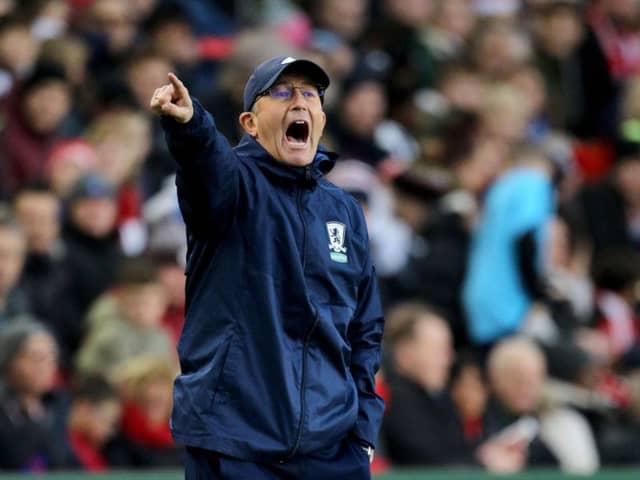 Middlesbrough manager Tony Pulis. Picture: Richard Sellers/PA.