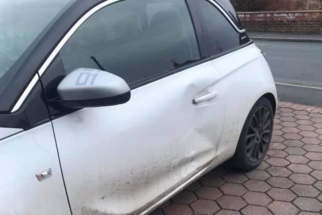 Tyler discovered his car was damaged after it had been parked on his drive for two nights.
Credit: Tyler Antony Turner-Watson
