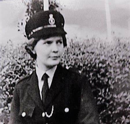 Veronica Bird as a Doncaster police officer in 1965.