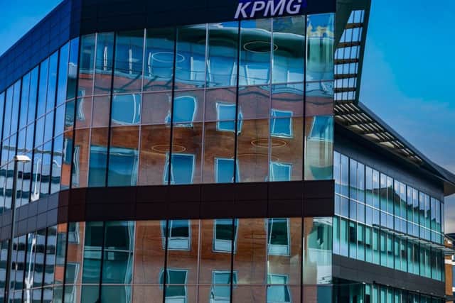Date: 22nd March 2016. Picture James Hardisty. 
Yorkshire Evening Post Photo Essasy.......Architecture around Leeds City Centre. Pictured KPMG Building, Sovereign Street, Leeds.