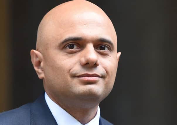 Sajid Javid who wants to see more "building up" to create more homes on existing buildings Photo: PA