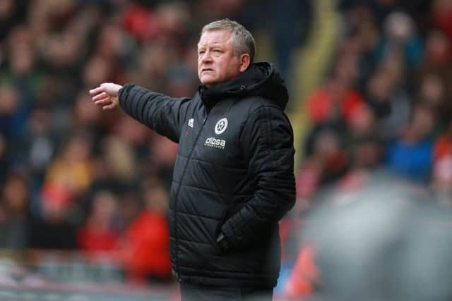 Chris Wilder, manager of Sheffield United (Picture: Simon Bellis/Sportimage).
