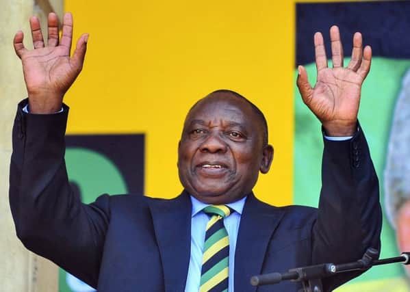Cyril Ramaphosa is the new president of South Africa.