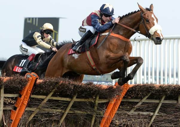 Former Aintree winner Cyrus Darius provided Ruth Jefferson with her first winner as a trainer (Picture: Martin Rickett/PA Wire).