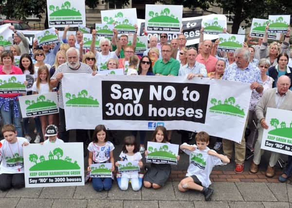 Residents of Green Hammerton are among those opposed to greenfield development in Yorkshire.