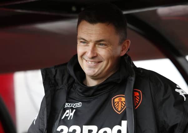 Paul Heckingbottom is looking forward to his first home match as Leeds United's head coach (Picture: Jack Lancelott/Sportimage).