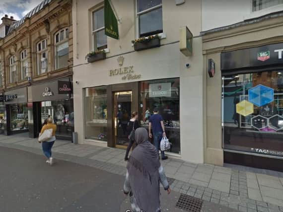 Rolex at Prestons on Commercial Street, Leeds. Image: Google