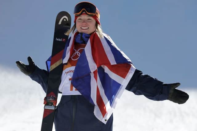 Isabel Atkin won GB's first skiing medal by taking bronze in the women's slopestyle (Pictures: PA)