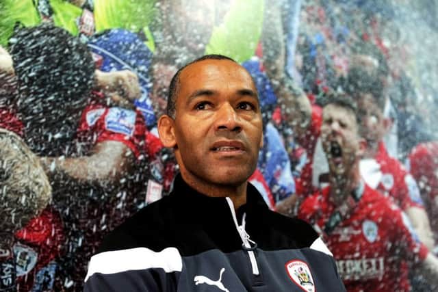 Unveiled: Jose Morais is introduced at Oakwell. Picture: Scott Merrylees