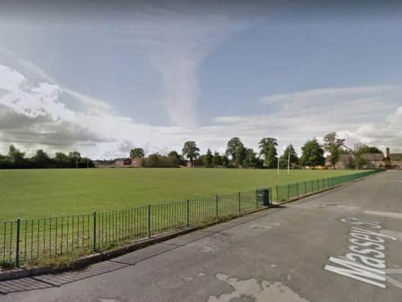 Massey Street playing fields, Hull. Image: Google