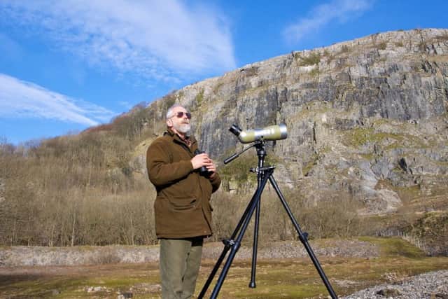 Doug Simpson surveys nesting ravens in the Yorkshire Dales.