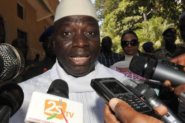 Yaha Jammeh, the former President of Gambia who claimed he could cure AIDs.