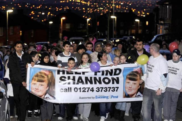The first appeal photos and search parties for Shannon Matthews