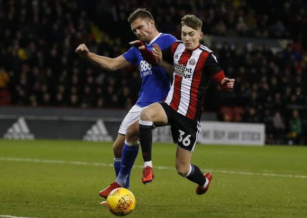 REAL GONE KID: Sheffield United's David Brooks, right. Picture: Simon Bellis/Sportimage
