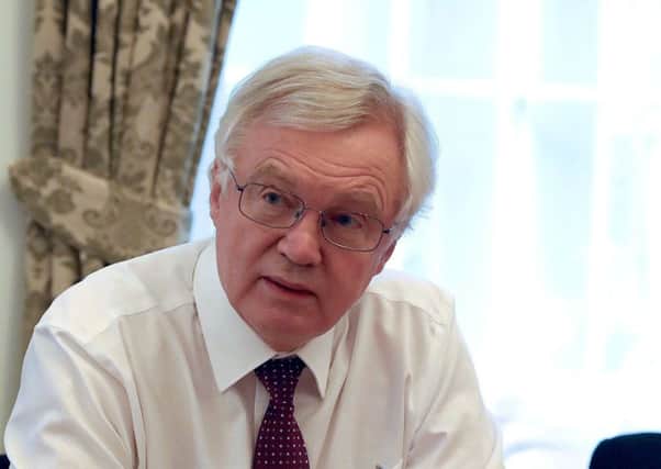 Brexit Secretary David Davis wants to lead a "global race to the top." (PA).