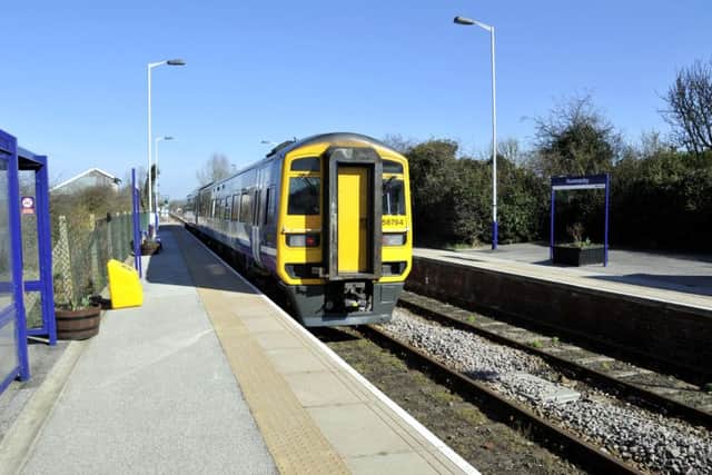 File pic  - Hunmanby railway station.  Pic by Andrew Higgins .