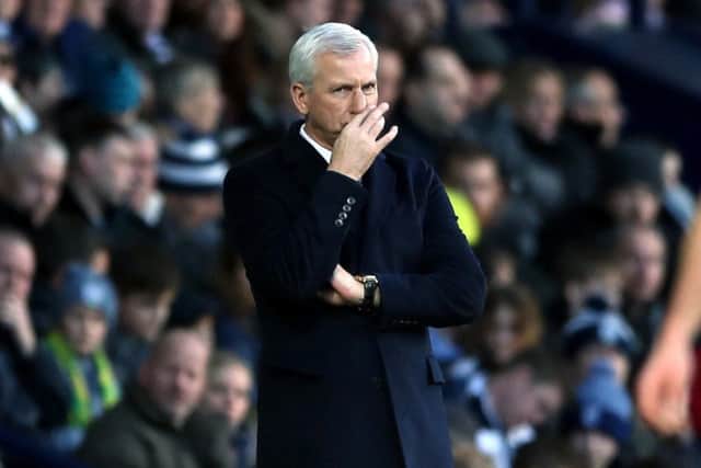 West Bromwich Albion manager Alan Pardew is under pressure already.