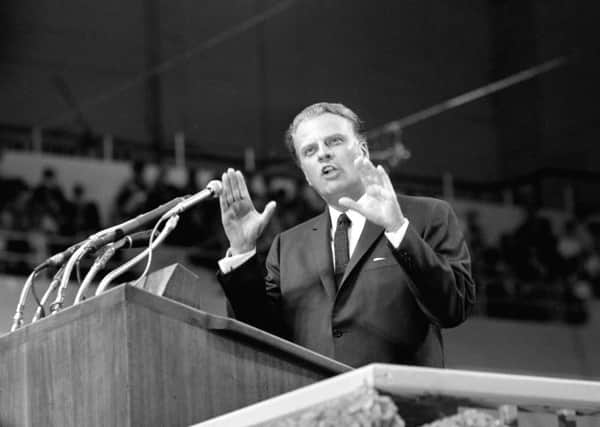 US evangelist Billy Graham