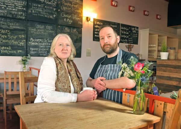 Jo and Stuart Myers, who run The Greedy Pig/The Swine That Dines, in Leeds. Picture Tony Johnson.