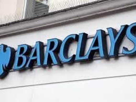 Shares in Barclays rose 4 per cent as the bank announced a 3p per share dividend