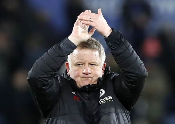 Sheffield United manager Chris Wilder: Wary of threat from Hull.